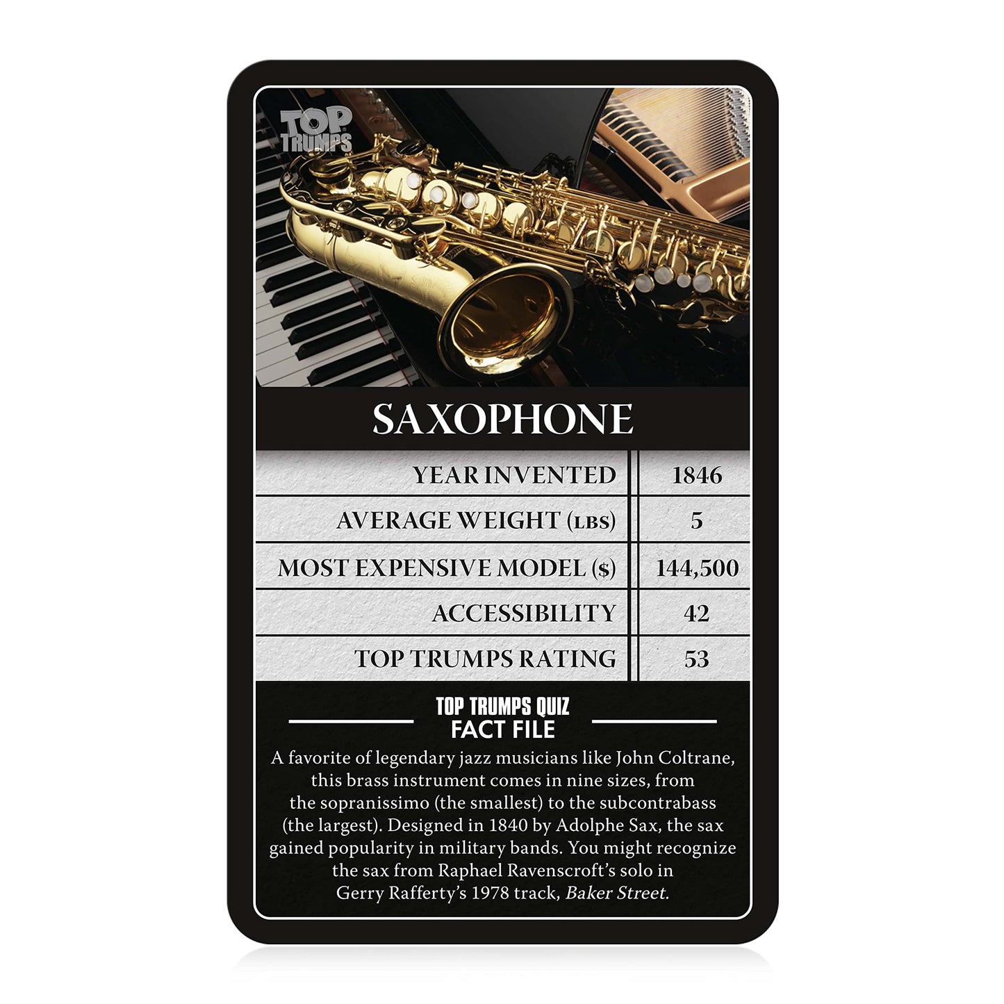 Top Trumps Card Game Musical Instruments - Family Games For Kids And Adults - Learning Games - Kids Card Games For 2 Players And More - Kid War Games - Card Wars - For 6 Plus Kids
