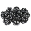 LEARNING ADVANTAGE Polyhedra Dice - 20 Sides - Set of 12 - Hands-on Math Manipulative - Teach Early Numeracy - Math Games for Ki
