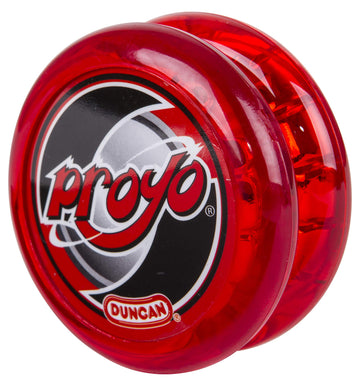 Duncan Toys Proyo Looper Yo-Yo, Beginner Yo-Yo With String, Wooden Axle And Plastic Body, Red