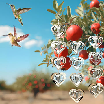 Bird Scare Discs Set-Highly Reflective Wind Spinners Outdoor Garden Deco,12 Pcs Bird Reflectors Bird Devices To Scare Birds Away