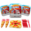 Blue Orchards Firefighter Value Party Supplies (64 Pieces For 20 Guests) - Fireman Party Plates And Napkin, Fire Truck Birthday, Boy Birthday Party Decorations, Firefighter Theme Party