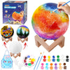 Paint Your Own Moon Lamp Kit, Gifts DIY 3D Moon Light Cool Galaxy Lamp,Toys for Teens Boys Girls, Arts & Crafts Kit Art Supplies