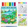 Baoxue Water Color Paint Sets For Kids,Pocket Watercolor Painting Book,Paint With Water Books For Toddlers,Art Craft Set For Girls Boys Ages 4 5 6 7 8 Travel Coloring Kit Stocking Stuffers Gifts(Sea)