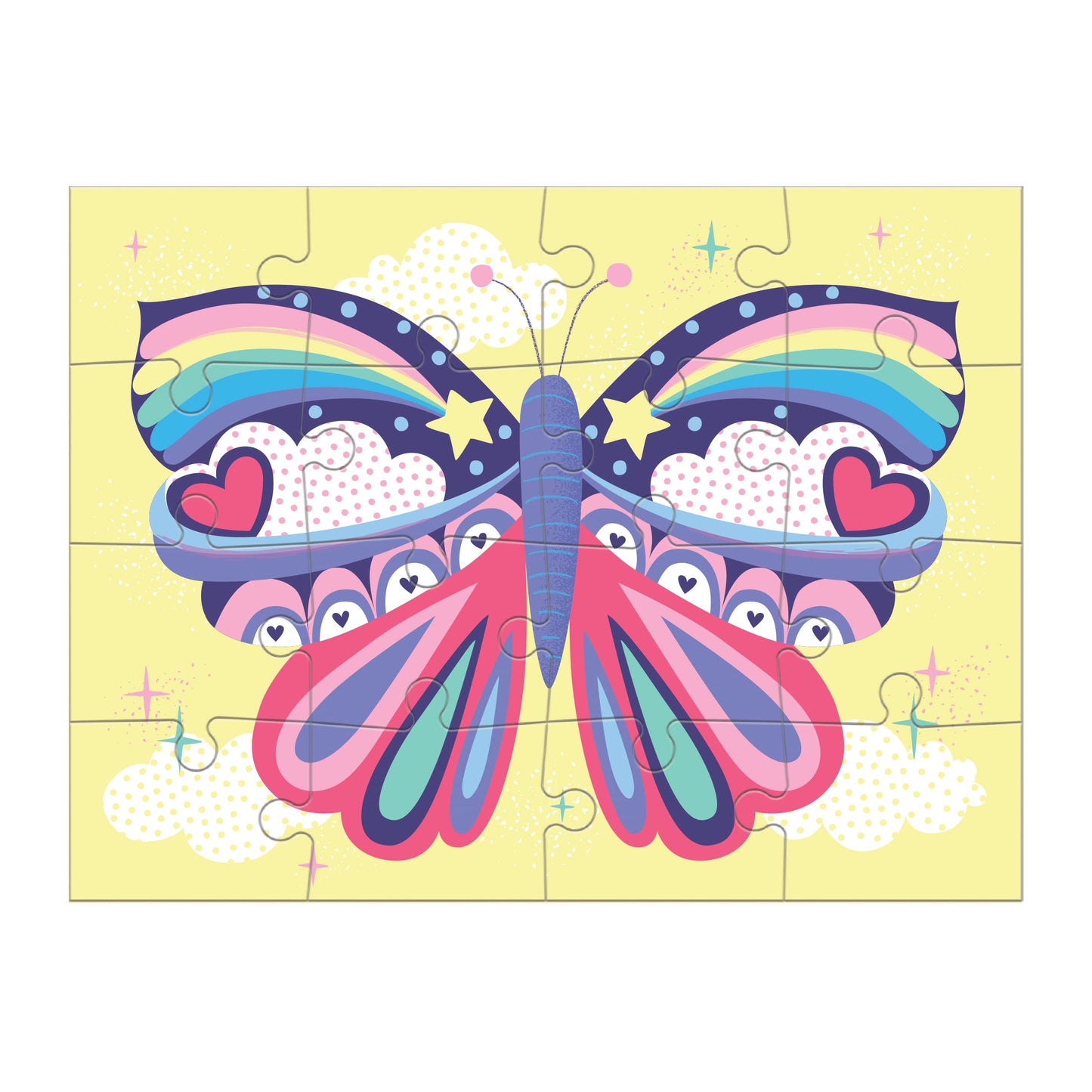 Mudpuppy Unicorn Magic Level Up! Puzzle Set From Mudpuppy, Includes 4 Jigsaw Puzzles With 16 – 28 Pieces, Features Enchanting And Magical Unicorns, Perfect For Ages 3+