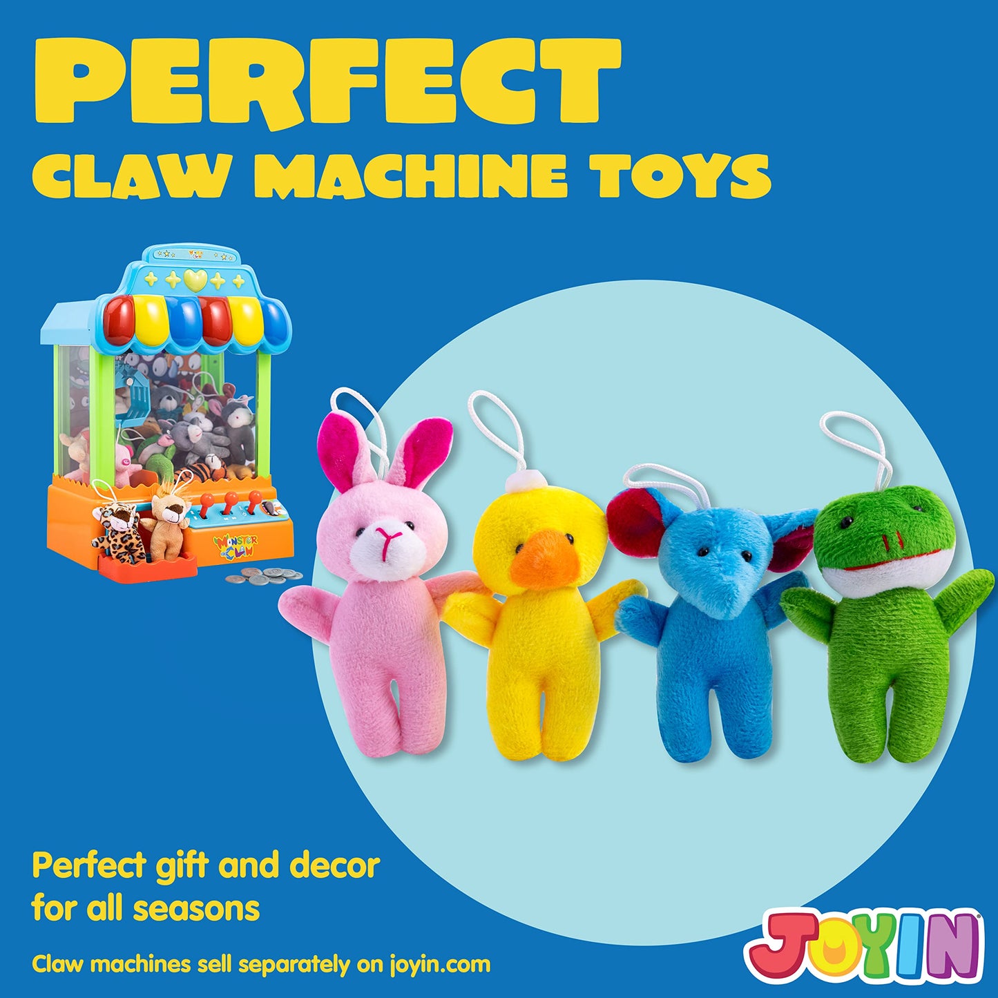 Joyin 24 Pcs Mini Animal Plush Toys, 3” Stuffed Animal Bulk For Kids Birthday Party Favors, Presents, Pinata Fillers, Goodie Bag Fillers, School Prizes, Valentine'S Day Party Supplies