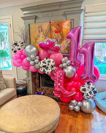 Pink 9 Balloon, Number Balloons 40 Inch, 9Th Giant Birthday Decorations For Girls,19Th 29Th Party Decorations Supplies, Number 9