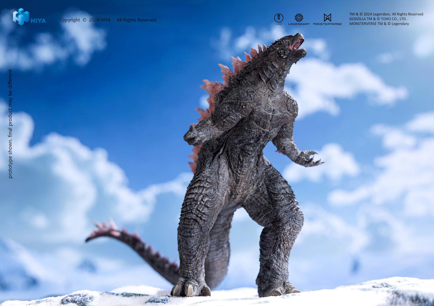 Hiya Toys Godzilla x Kong: The New Empire - Godzilla Evolved Exquisite Stylist Series Previews limited availability Action Figure