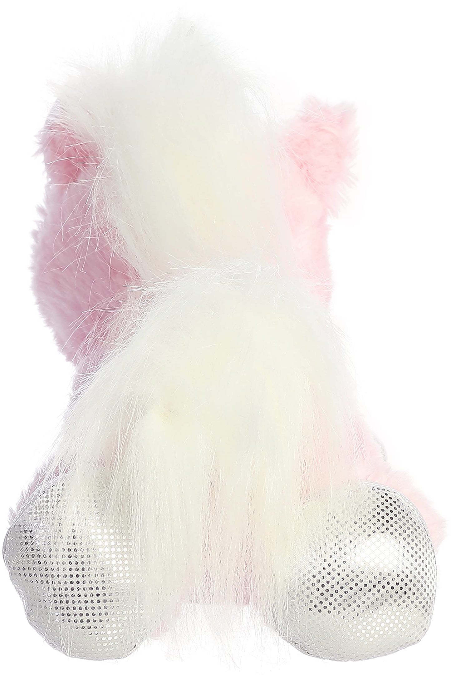 Aurora® 10" Dreamy Pink Unicorn™ Stuffed Animal - Polyester, Captivating Gaze, Model 21247