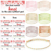 Riceshoot 60 Sets Valentine Gifts for Kids Classroom Neon Bracelets Rope Bracelets Valentines Day Gift Cards Our Class Will Knot
