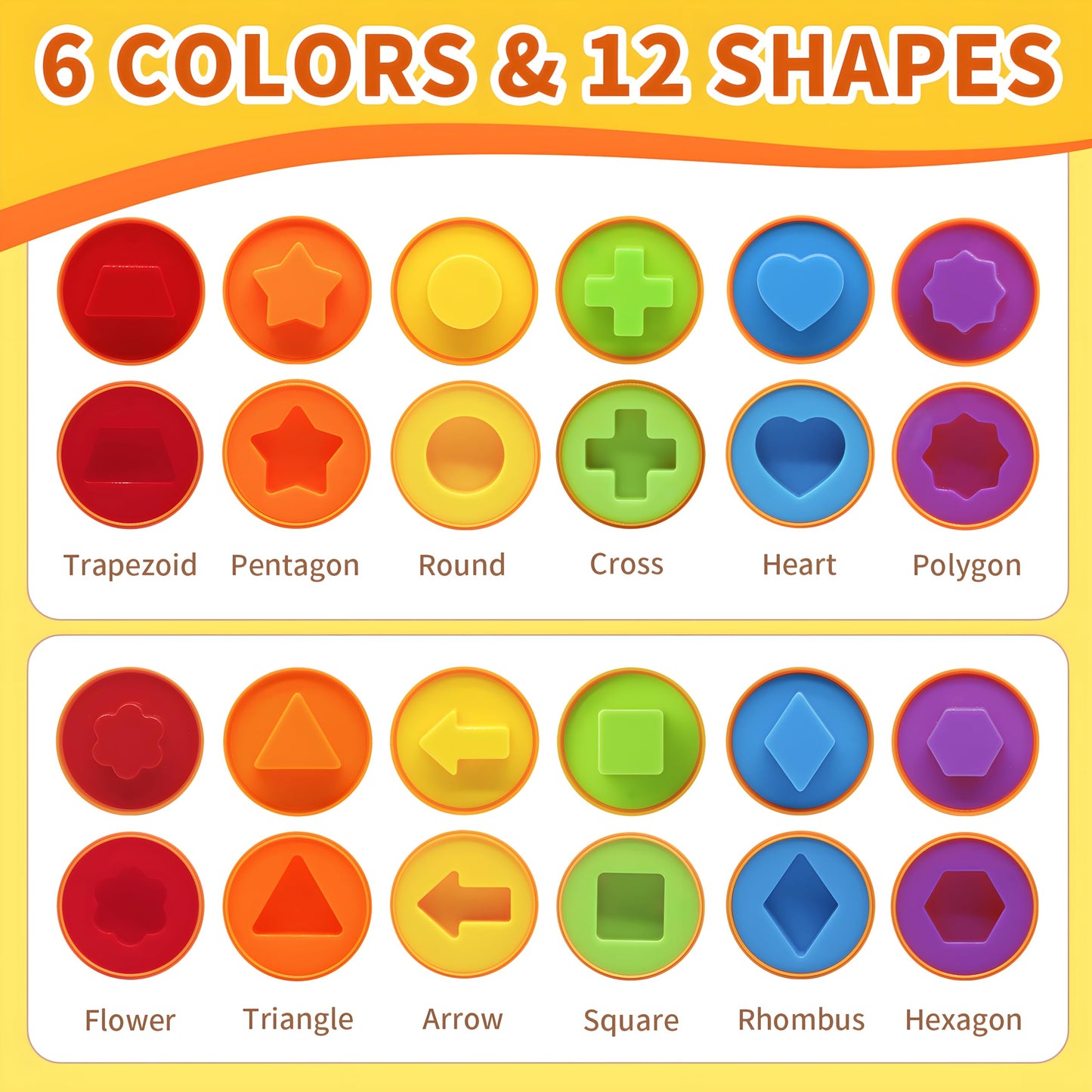 Moontoy 12Pcs Toddler Carrot Matching Eggs Easter Toys For 1 2 3 Year Old Party Favors Educational Shape Sorter Montessori Senso
