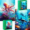 Mjyphdm 2 Pack 1000 Piece Puzzle, Jigsaw Puzzles 1000 Pieces For Adults, 1000 Piece Puzzle For Adults, Killer Whales Puzzles For Adults, Octopus Jigsaw Puzzles For Adults