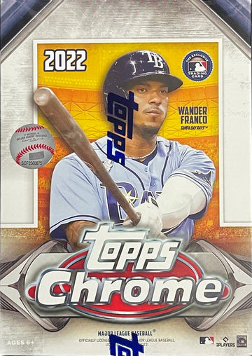 Mlb 2022 Topps Chrome Baseball Value Box 8 Packs