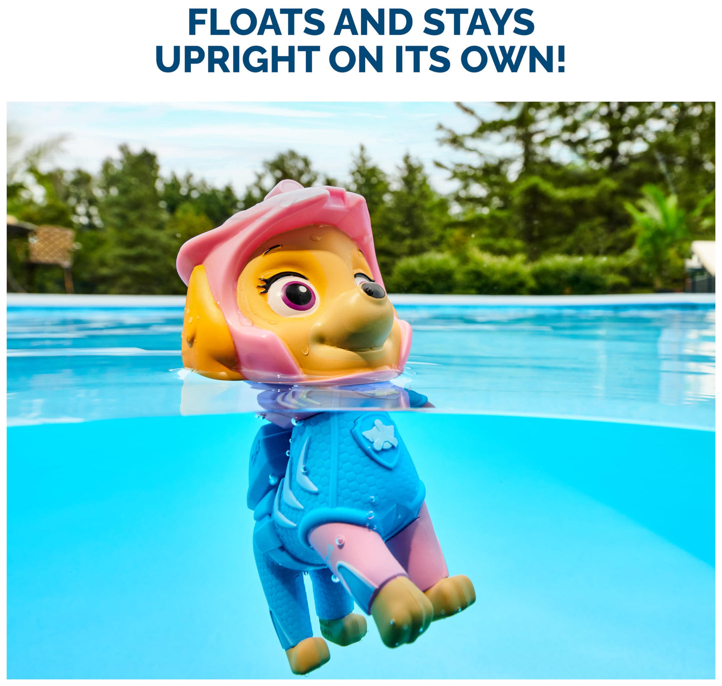 Swimways Paw Patrol Skye Floatin' Figures, Swimming Pool Accessories & Kids Pool Toys, Paw Patrol Party Supplies & Water Toys Fo