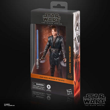 STAR WARS The Black Series Anakin Skywalker 6-Inch Action Figure, Plastic, Model G1563, Revenge of The Sith Collectible