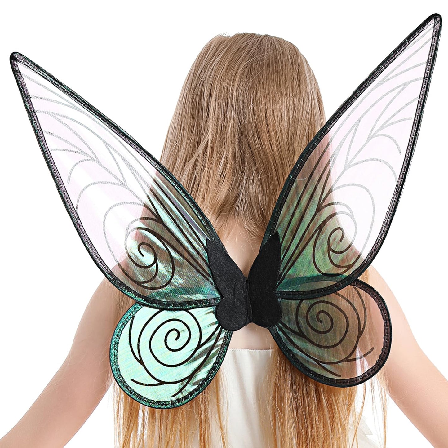Zexilila Fairy Wing,Butterfly Fairy Halloween Costume Angel Wings,Halloween Costume Sparkle Angel Wings Dress Up Party Favor