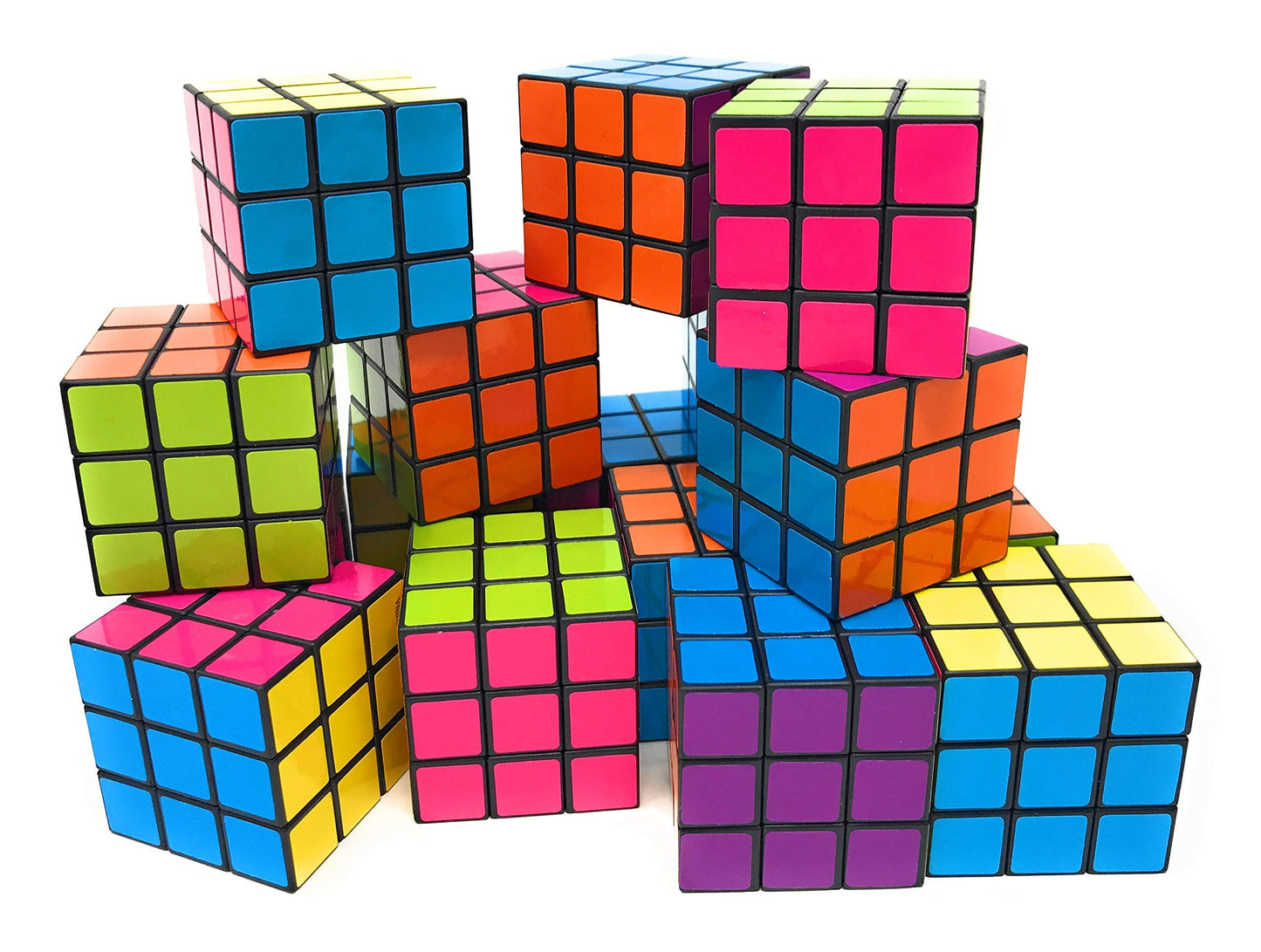 Bulk 24 Pack Speed Magic Puzzle Cubes