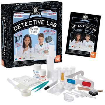 Mindware Science Academy Detective Lab - Science Kits For Kids Age 8-12 - Kids Detective Kit Complete With 7 Forensics And Crime-Scene Investigations - Ages 8 And Up