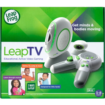 LeapFrog LeapTV Educational Gaming System - 3 Piece Set, Black, Model 31511, Plastic Material