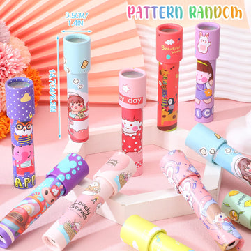 20 Pcs Classic Kaleidoscopes Educational Toys For Party Favors Fun Kaleidoscope Toy For Stock Stuffers Bag Fillers Birthday Party School Classroom Prizes, Random Colors (Cute Style)