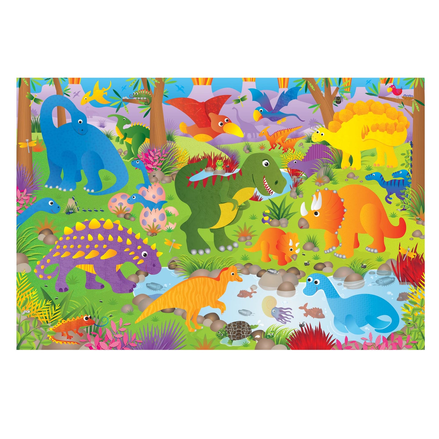 Galt Giant 36' Floor Puzzle - Dinosaurs