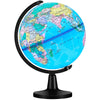 Amylove 13 ' ' Illuminated World Globe For Adults 720/360 Rotation Rewritable Light Up Globe With Stand World Map For Interactiv