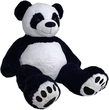Anico 59' Tall (5 Foot) Giant Plush Bear, Stuffed Animal, Panda Bear With Smiling Face. Premium Stuffed Toy Panda Bear, Perfect For Girlfriend, Kids, Valentine'S Day, Christmas!