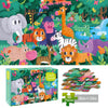 Taozi&Lizhi Jumbo Jigsaw Puzzles, Jungle Animals, Large Floor Puzzle For Kids Ages 3-5, 4-8, Christmas Toddler Puzzles With Hand