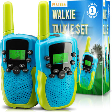 Walkie Talkies For Kids - 22 Channels - 3 Miles Range Kids Walkie Talkie For Kids | Walkie Talkie Kids Toys For Kids | Girl Toys For Girls Toys | Boy Toys For Boys Toys | Kids Walkie Talkies 2 Pack