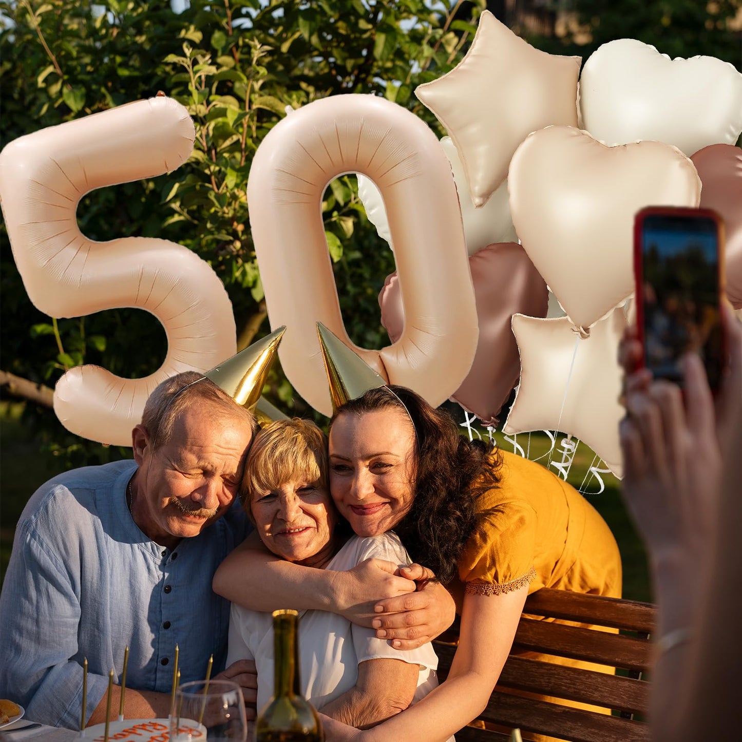 30 Balloons Beige, Cream Nude Brown Taupe Sand White Heart Number 30 Balloon Decor, Neutral Tan Foil Helium Star Balloons Boho S
