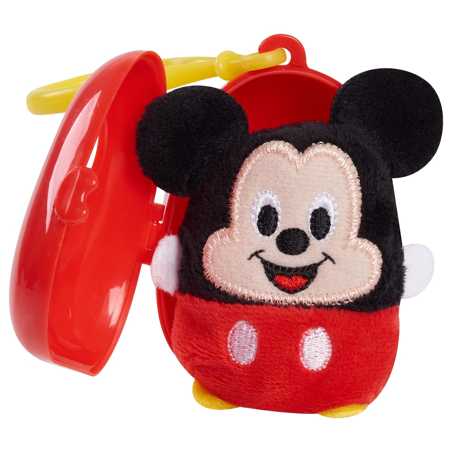 Disney Classics Cutie Beans 2.5-Inch Surprise Plush And Clip-On Carrier Pack, 5-Piece Set, Officially Licensed Kids Toys For Ages 2 Up, Amazon Exclusive