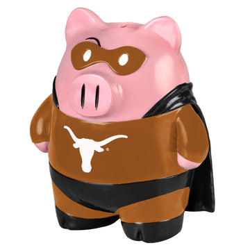 Foco Forever Collectibles Ncaa Texas Longhorns Piggy Bank, Team Colors, One Size