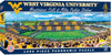 Masterpieces Sports Puzzle - Stadium Panoramic 1000 Piece Jigsaw Puzzle For Adults - West Virginia Mountaineers Ncaa Stadium Panoramics Center View - 13'X39'