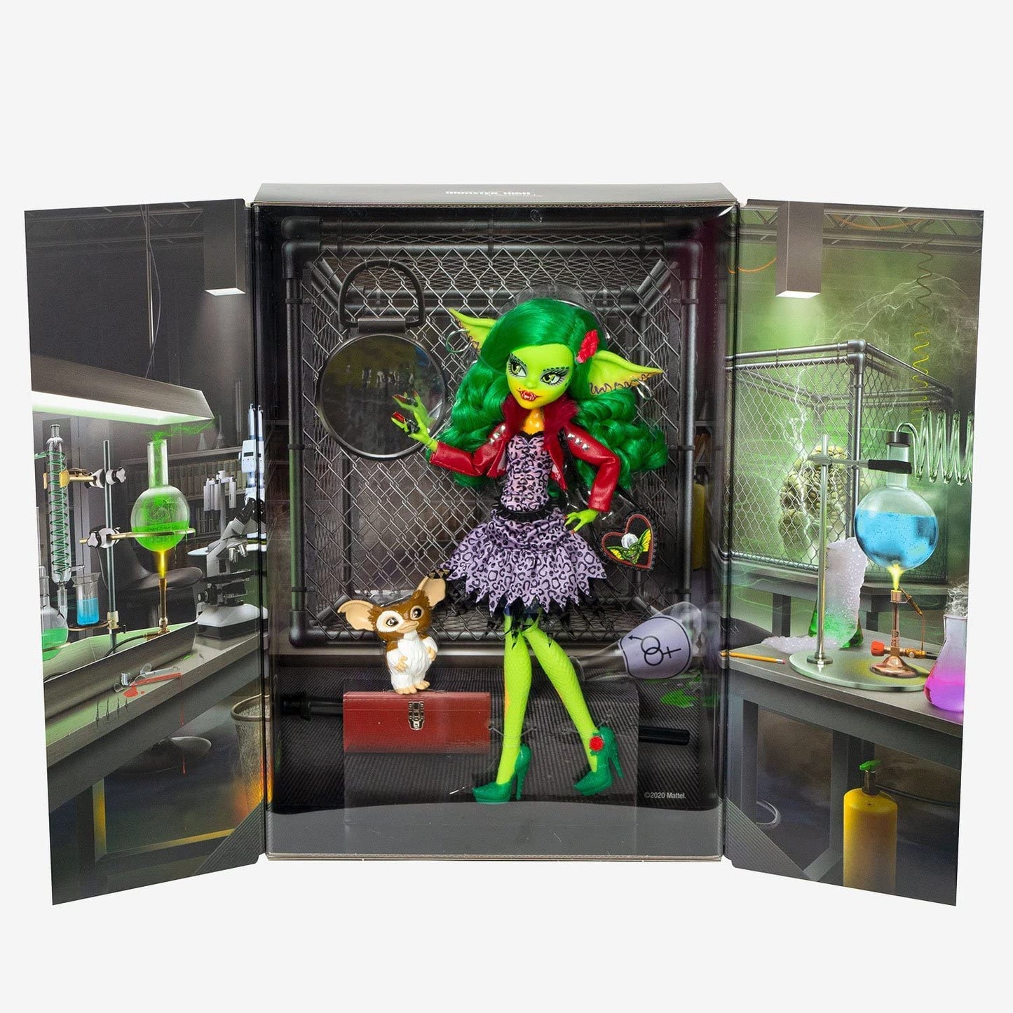 Monster High Greta Gremlin Doll, Grw96, 10.5'', Green