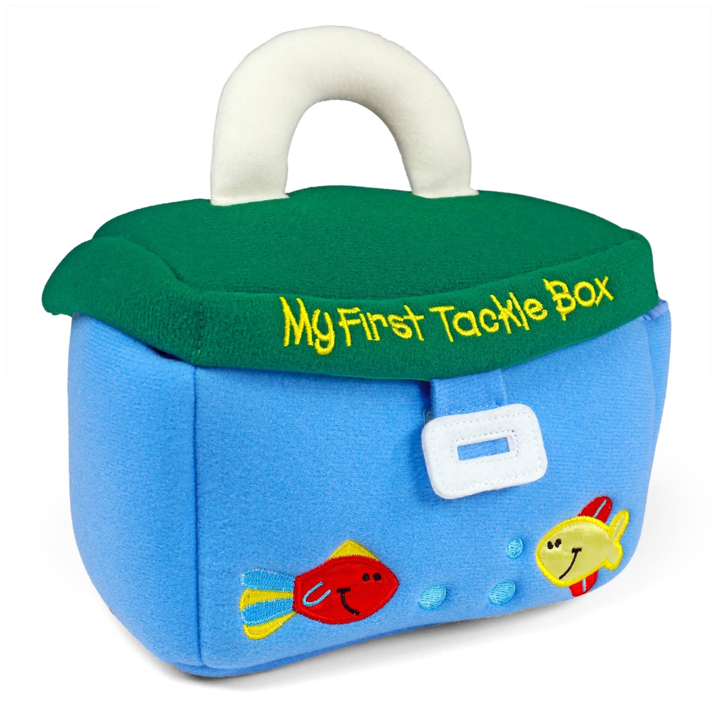 Gund Baby Play Soft Collection, My First Tackle Box 5-Piece Plush Playset With Rattle, Squeaker And Crinkle Plush Toys, Sensory