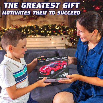 Wiseplay Stem Toys For 7-10 Year Old Boys & Girls - 306Pcs Rc Car Building Block Set - Stem Building Toys For Boys & Girls Ages