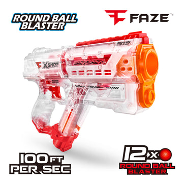 Chaos Faze Respawn (12 Dart Balls) By Zuru X Faze Clan, X-Shot Foam Dart Blaster, Toy Blaster, 100Ft/30, Toys For Kids, Teens, Adults