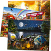 Quokka Puzzles for mature-themeds 1000 Pieces and Up - 3 Pack of 1000 Piece Puzzles for Kids Ages 8-10-12 - Enjoy Market Lighthouse and Camping Designs for Women and Men