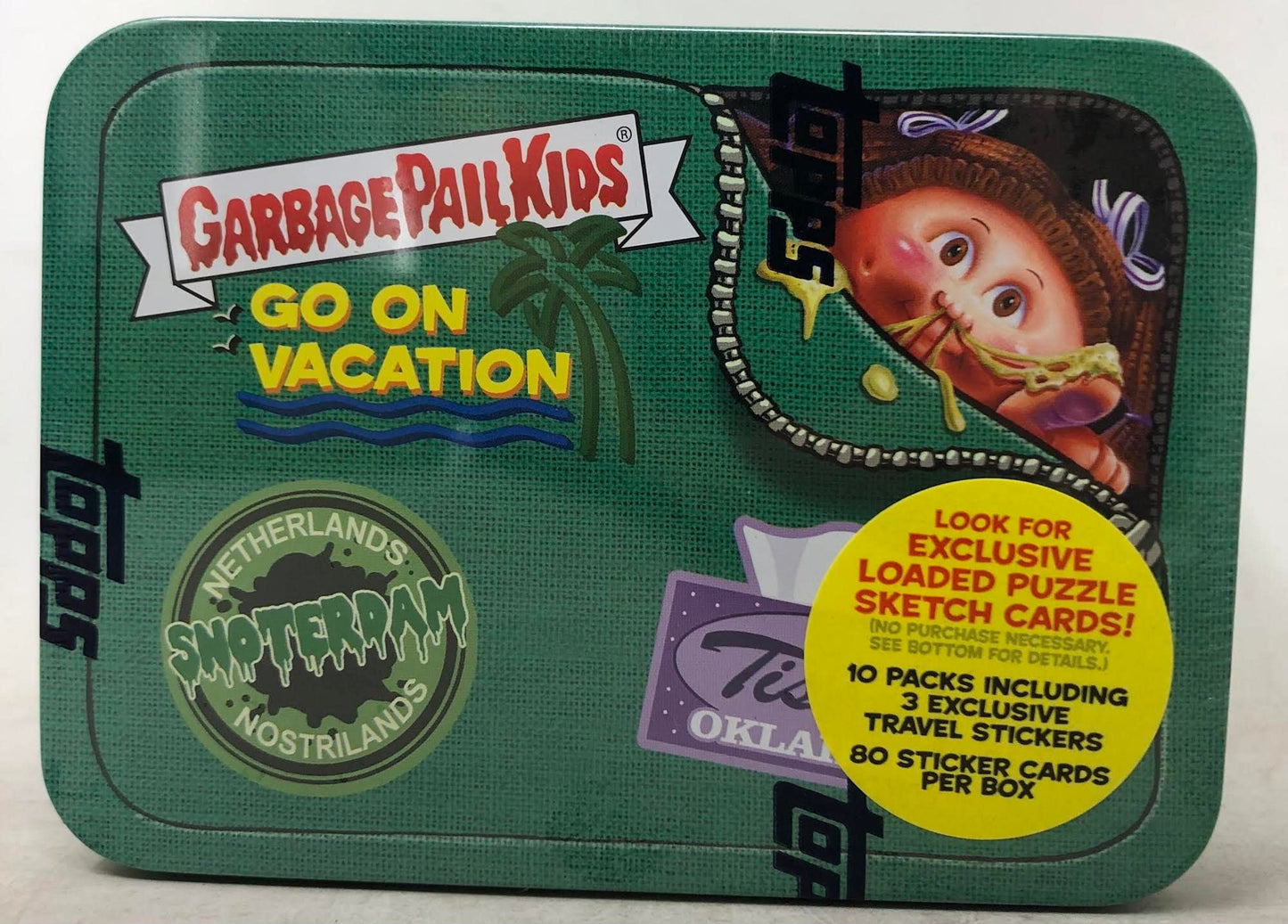 2023 Topps Garbage Pail Kids Go On Vaction Tins - All 3 Tins!!!