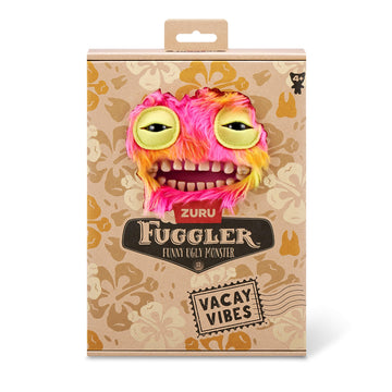 Fuggler Vacay Vibes by ZURU, Funny Ugly Monster, Plush, Collectible, Toy (Mr Buttons - Multi)
