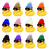 Havagdtm 12 Set Mini Ducks With Mini Hats Necklace And Sunglasses Bath Duck Toy For Baby Shower Birthday Swimming Party Gift Favor Decorations