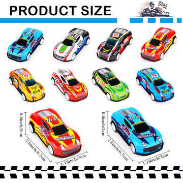 Adecortalk 28 Pcs Pull Back Cars For Kids, Mini Vehicles Toy Bulk Party Favor Racing Cars Toys For Toddlers Boys Girls Ages 3-8,