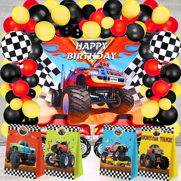 24Pcs Monster Truck Goodie Bags Monster Truck Party Favors Monster Truck Treat Bags Monster Truck Birthday Party Supplies For Bo