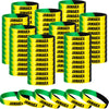 Leitee Jamaican Silicone Bracelet Bulk Black Yellow Green Rubber Wristband For Men Women Jamaican Birthday Party (100 Pcs)