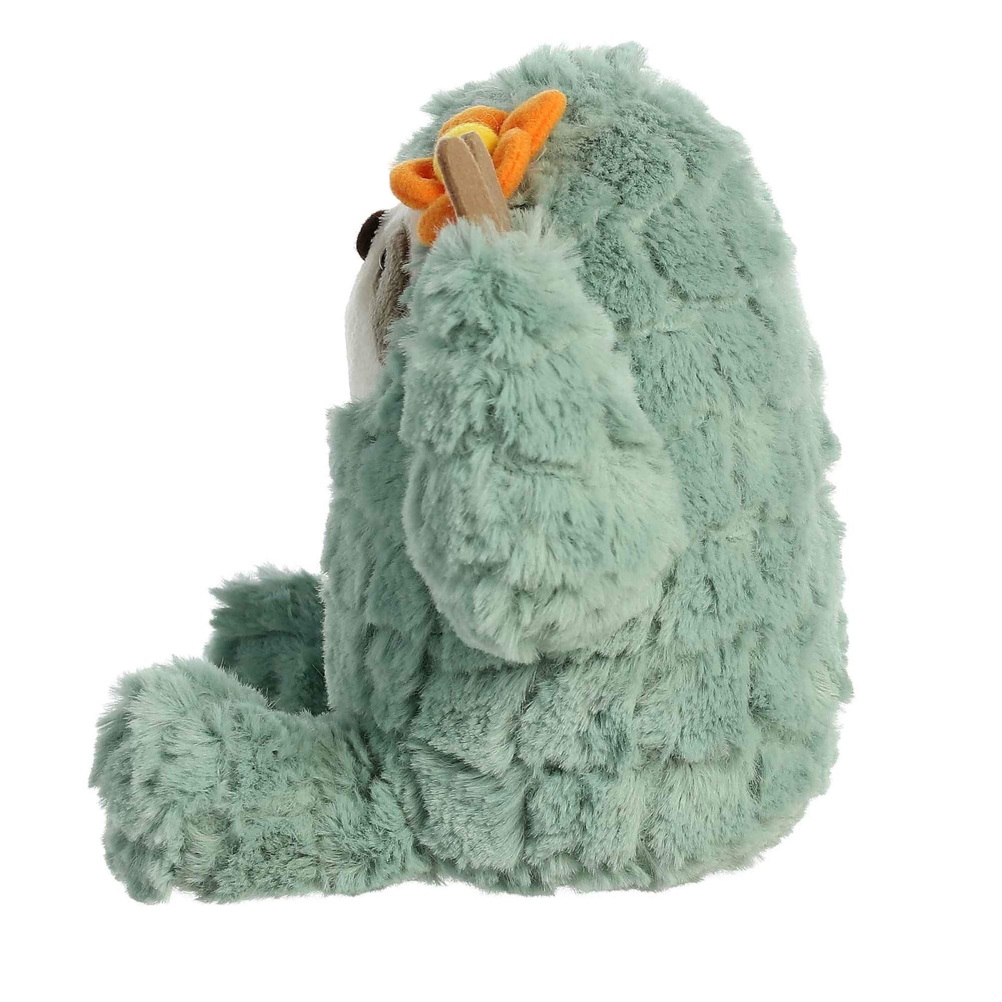 Aurora® Cactus Sloth™ Stuffed Animal - 7.5" Green Polyester Cuddly Toy - Whimsical Design