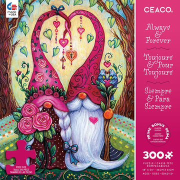 Ceaco 300 Piece Jigsaw Puzzle - Always & Forever - Multicolor Cardboard Model 2215-15