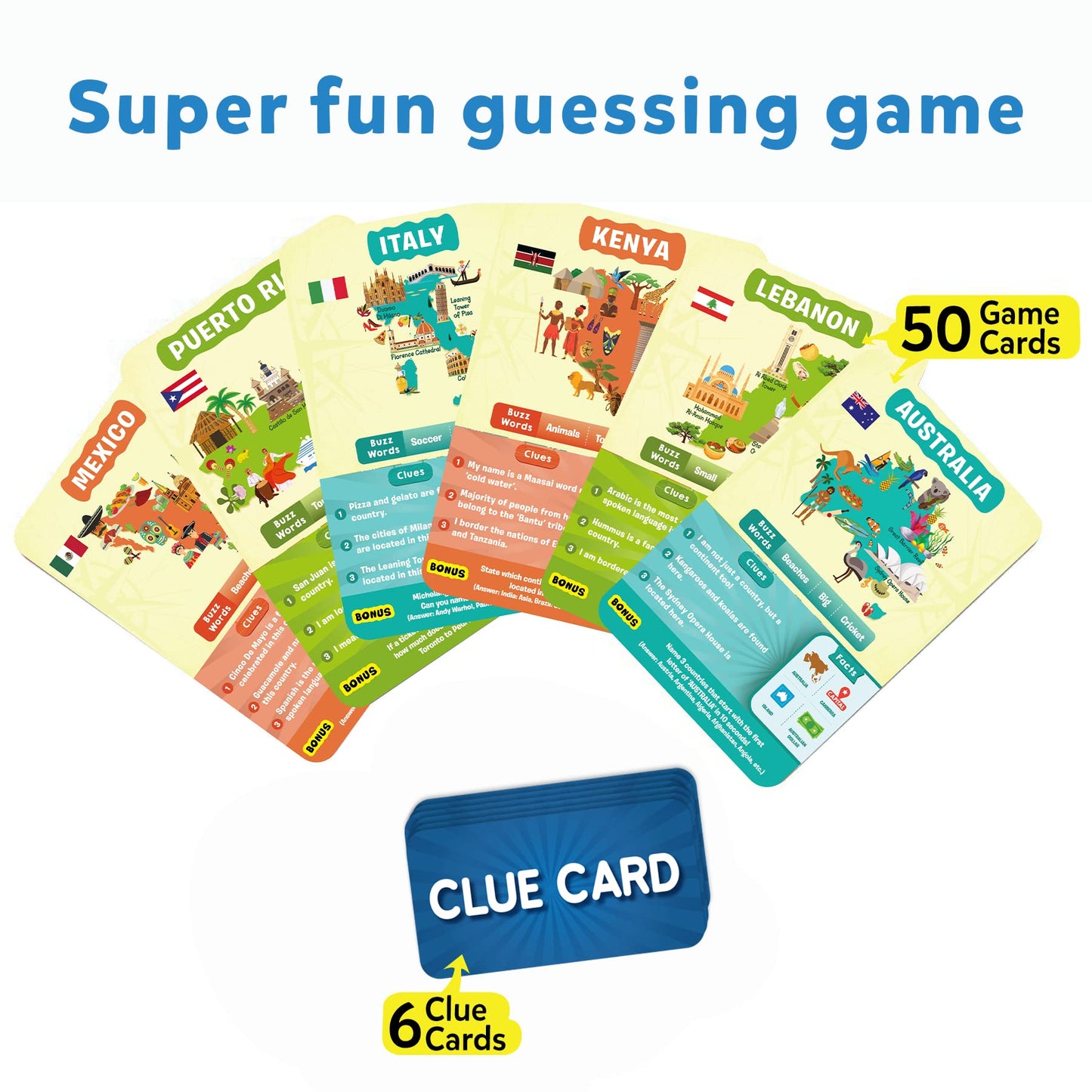 Skillmatics Card Game - Guess In 10 Countries Of The World, Perfect For Boys, Girls, Kids & Families Who Love Toys, Gifts For Ages 8, 9, 10 & Up