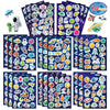 24 Sheets Space Themed Sticker Set - 8 Planets, Astronauts, Spaceships, And Rockets Explore Space Stickers For Kids Outer Space