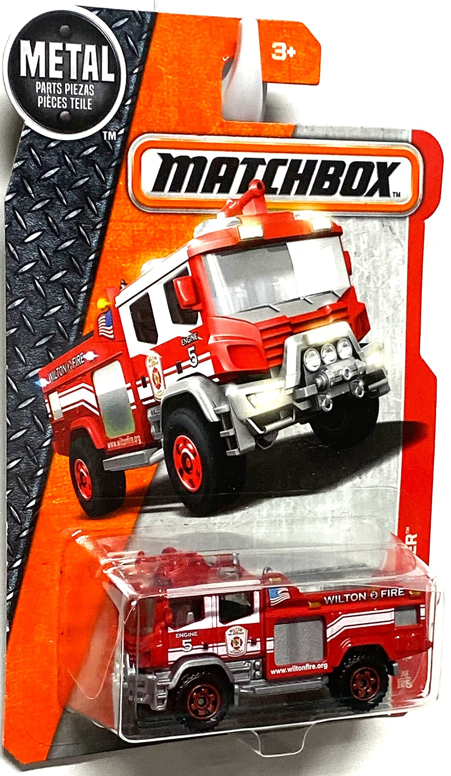 Matchbox 2016 MBX Heroic Rescue Blaze Blitzer Fire Engine 76/125, Red