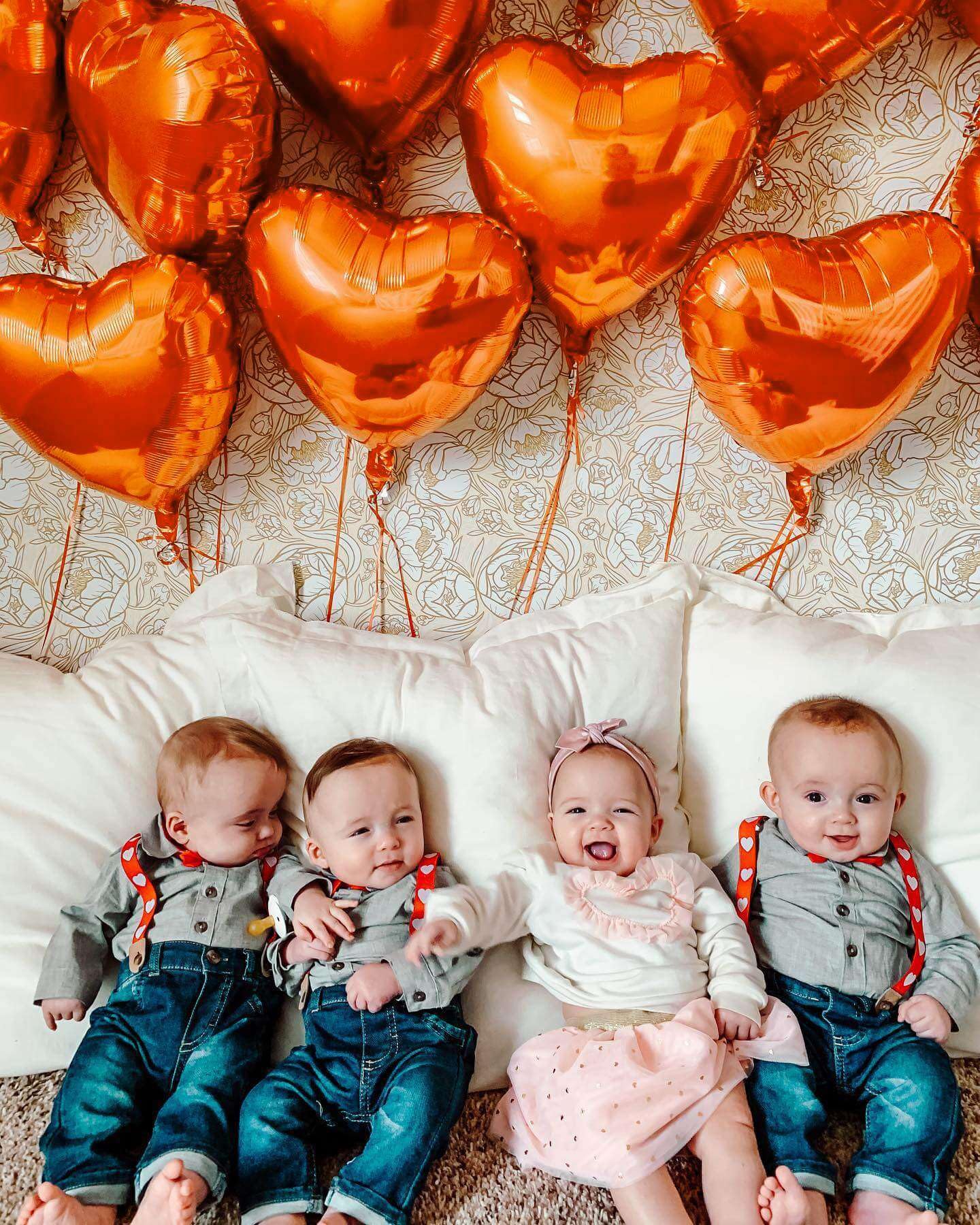 Lovoir 10 Pcs Orange Heart Shape Foil Mylar Balloons 18 Inch Love Balloons For Valentine'S Day Birthday Party Decorations Weddin