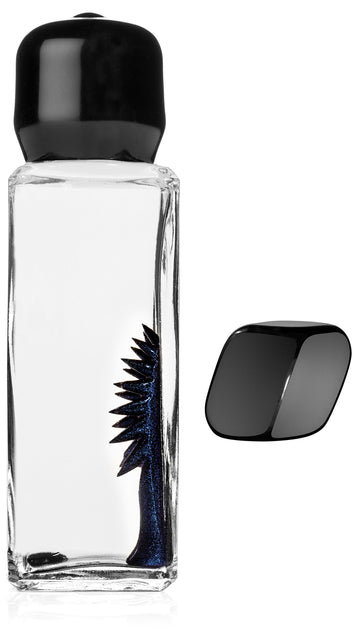 Blue Colored Ferrofluid In A Bottle Display